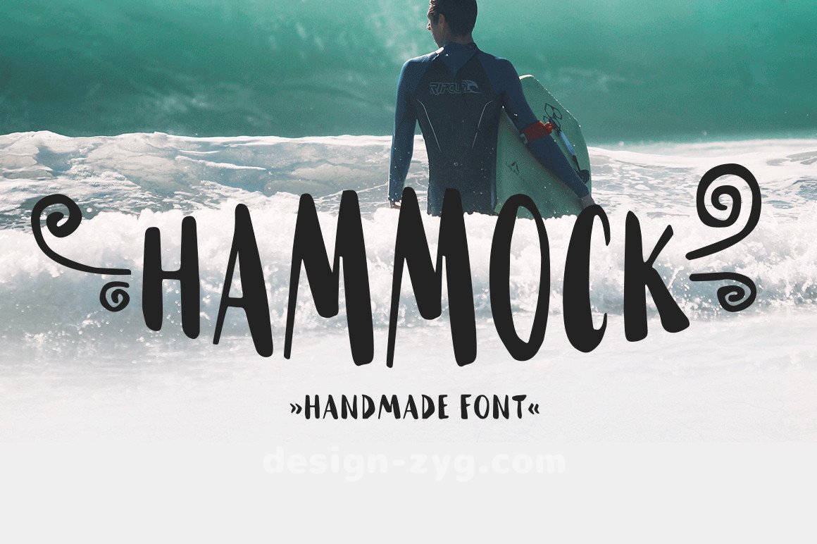 手写免费字体Hammock – Free Font英文字体免费下载