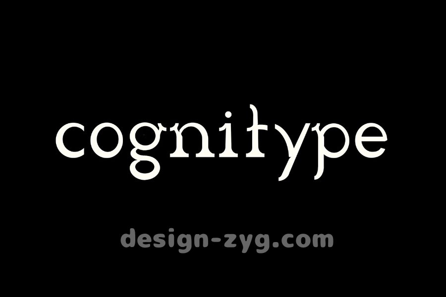 Cognitype现代风创意无衬线 Serif Typeface开源英文字体免费下载