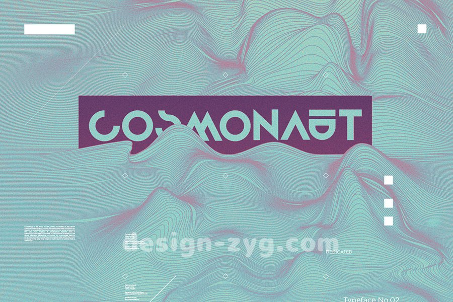 创意酷炫英文字体Cosmonaut – Free Font英文字体免费下载