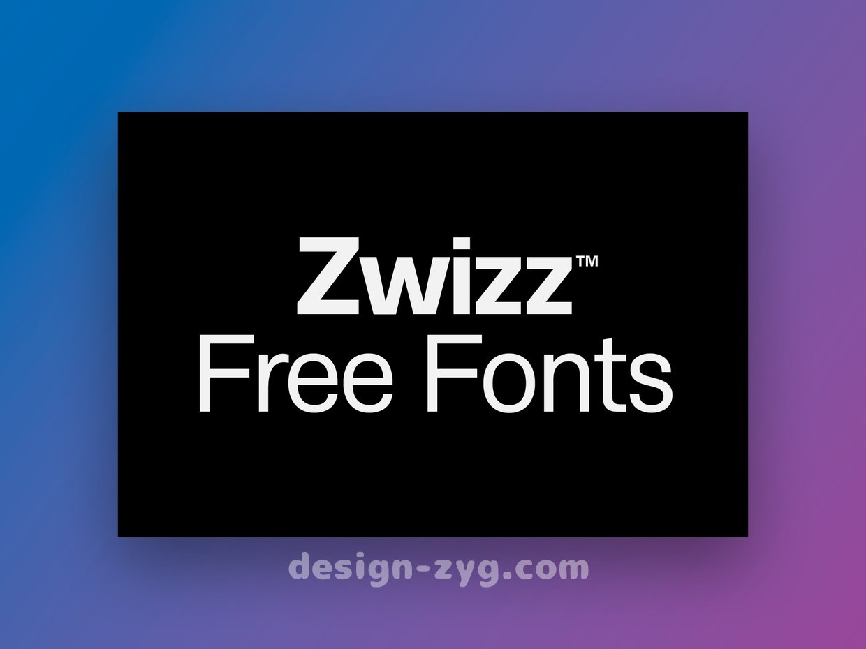 Zwizz紧凑规则的文章排版英文字体