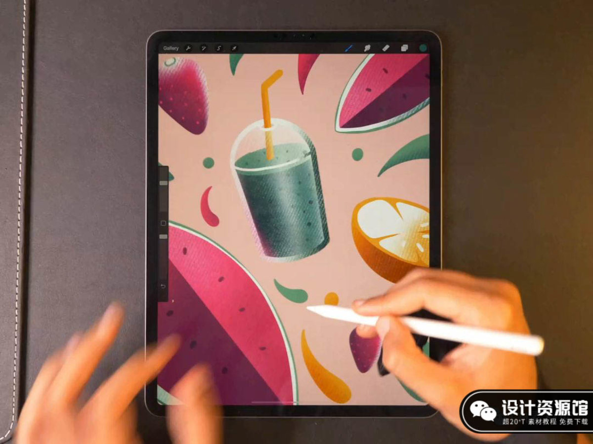 想学ipad手绘插画？全套教程+笔刷+色卡【586期】