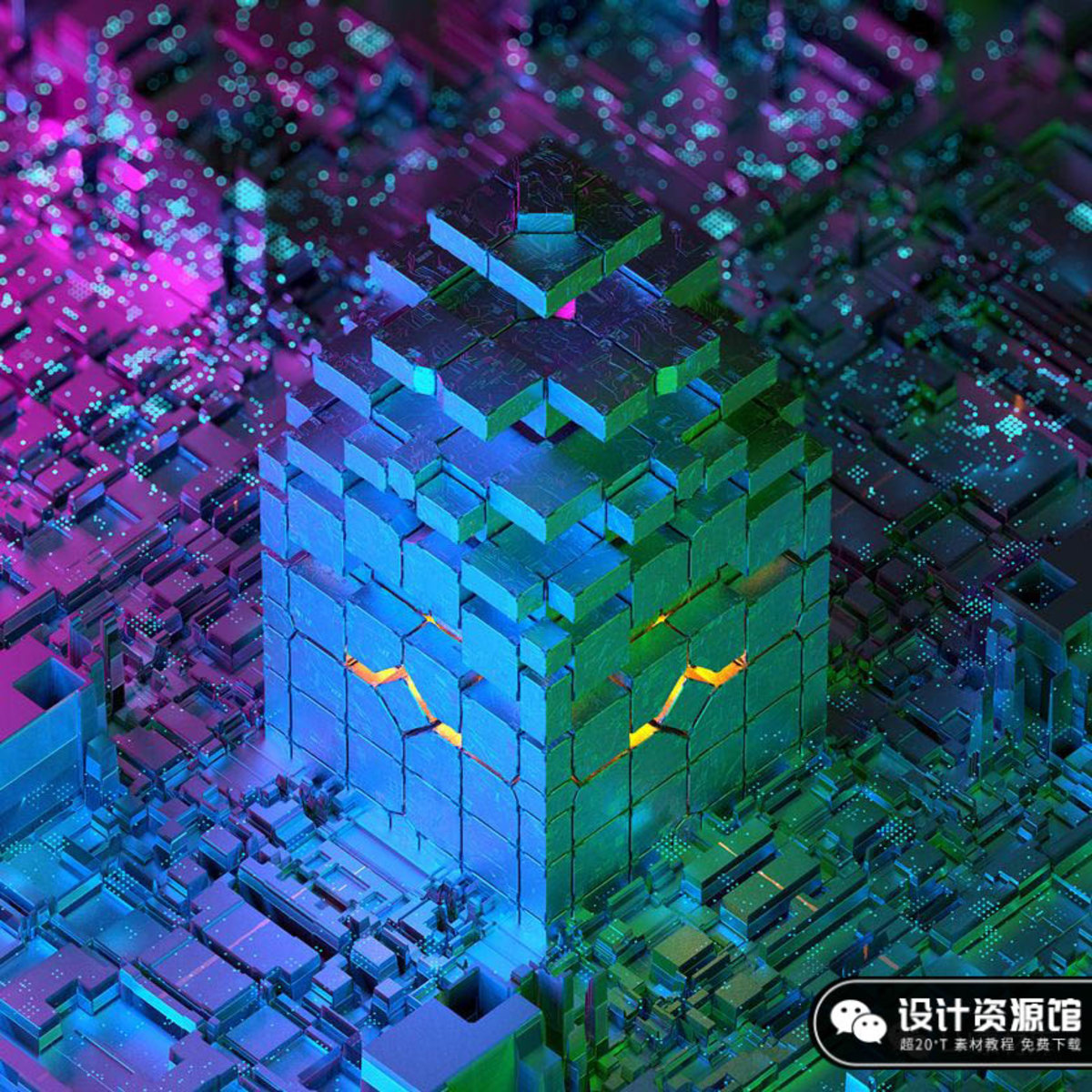 C4D+OC渲染+AE动画+XP粒子，玩C4D竟可以如此专业【623期】