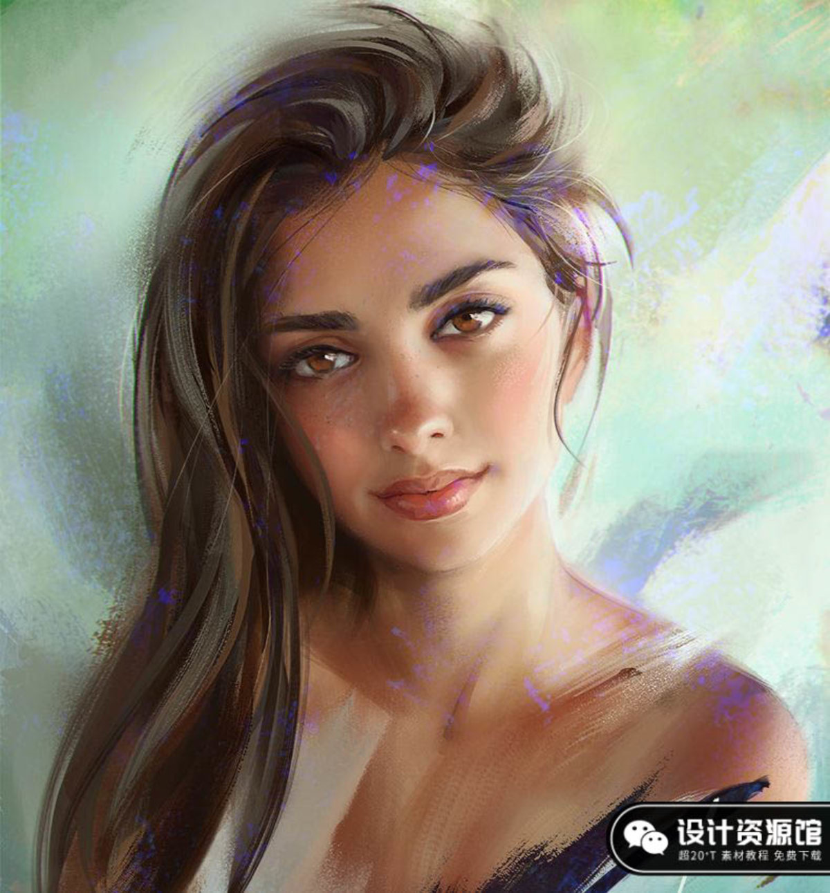 PS画的微信头像可以有多美?是时候换头像了【642期】