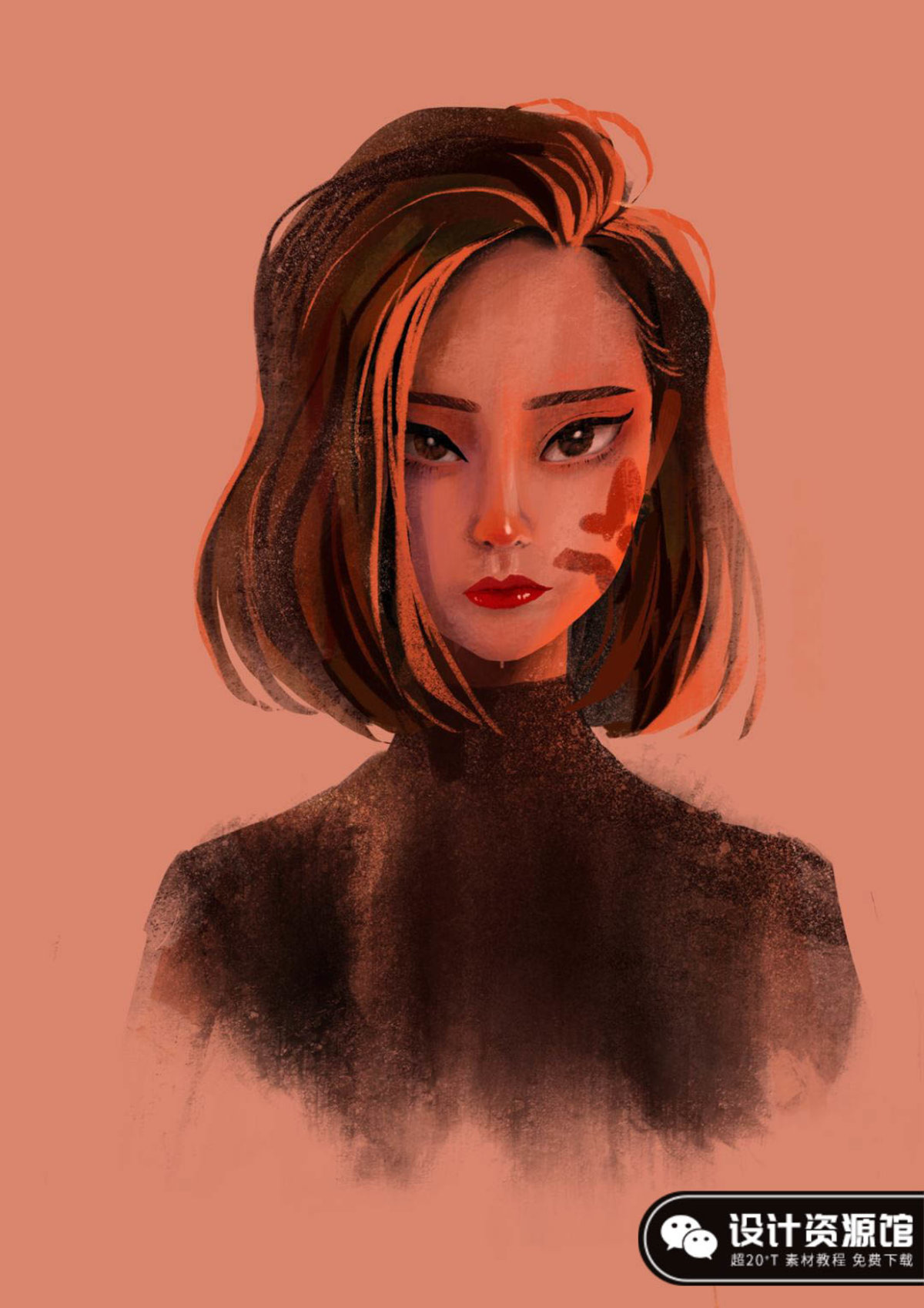 PS画的微信头像可以有多美?是时候换头像了【642期】