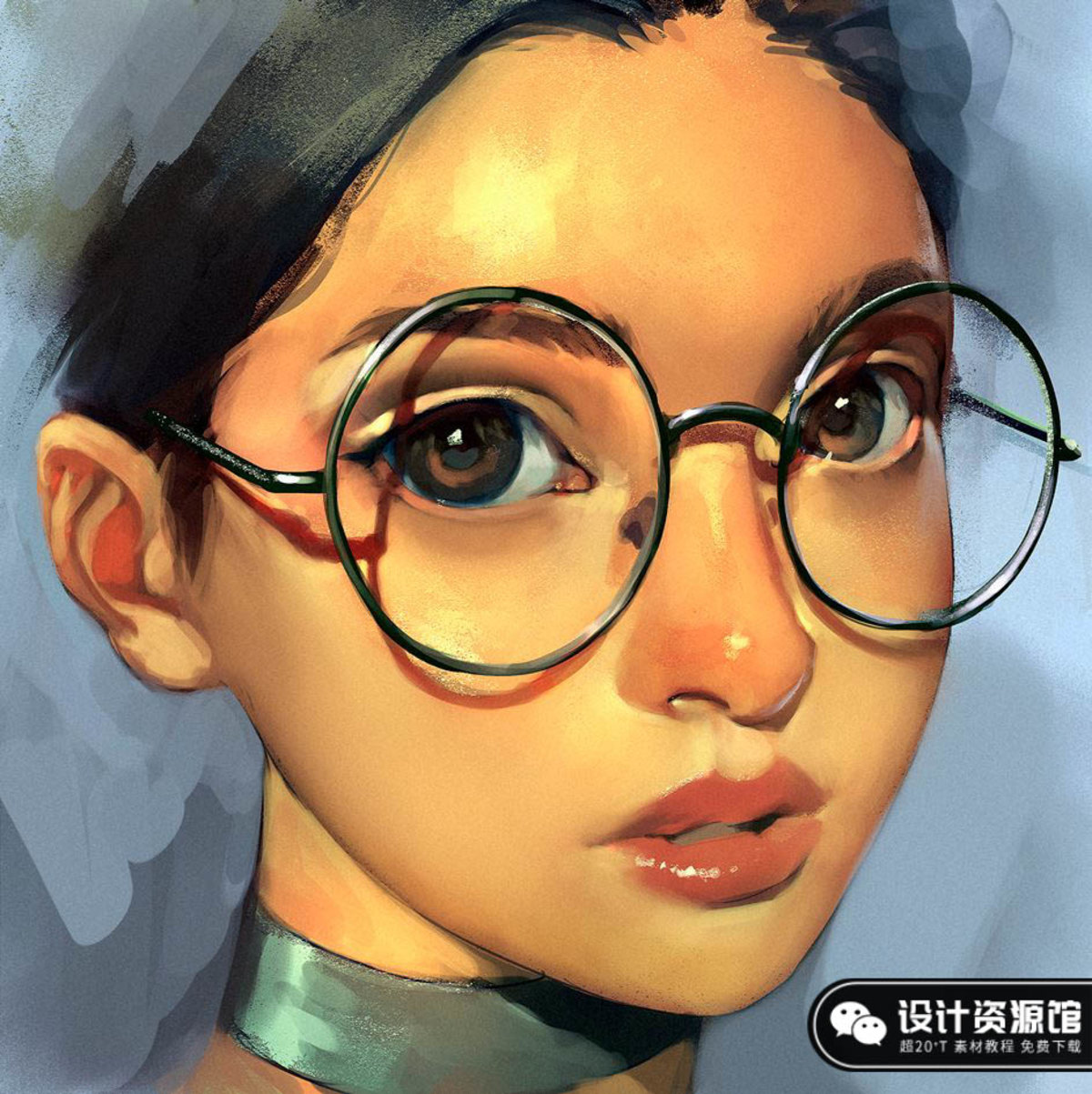 PS画的微信头像可以有多美?是时候换头像了【642期】