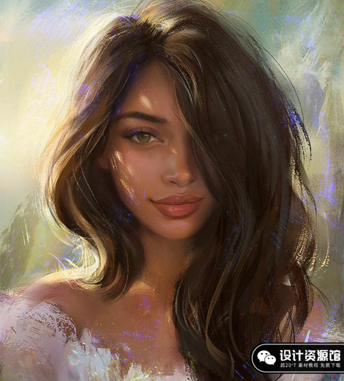 PS画的微信头像可以有多美?是时候换头像了【642期】